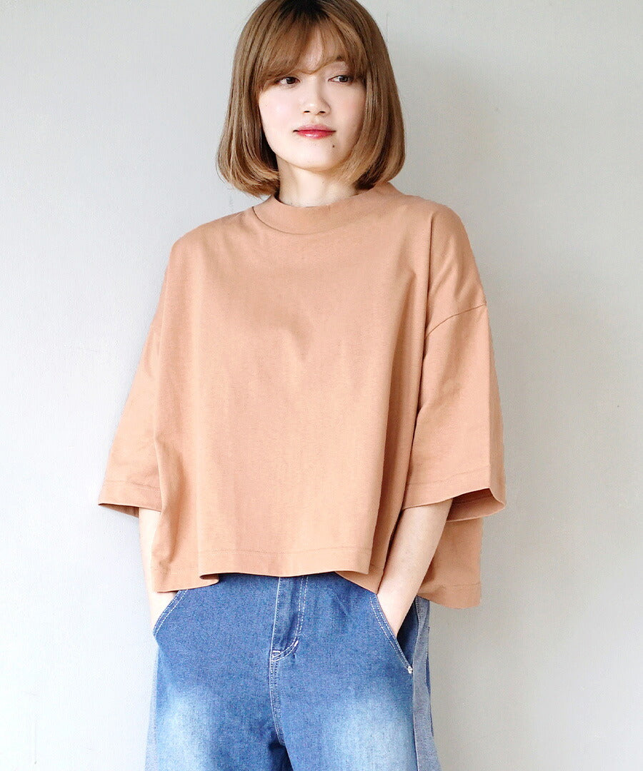汗しみない クロップドTシャツ