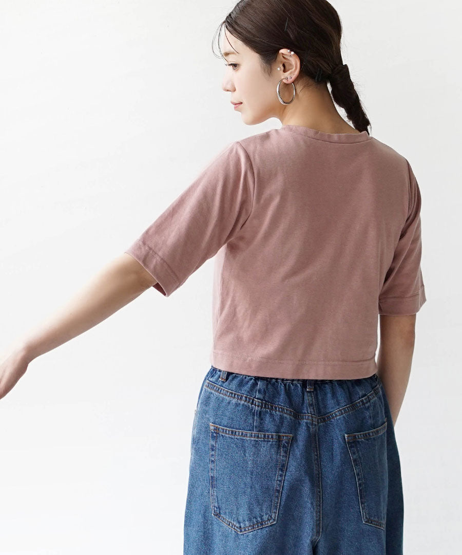 URBAN PLUS カップ付きミニTシャツ
