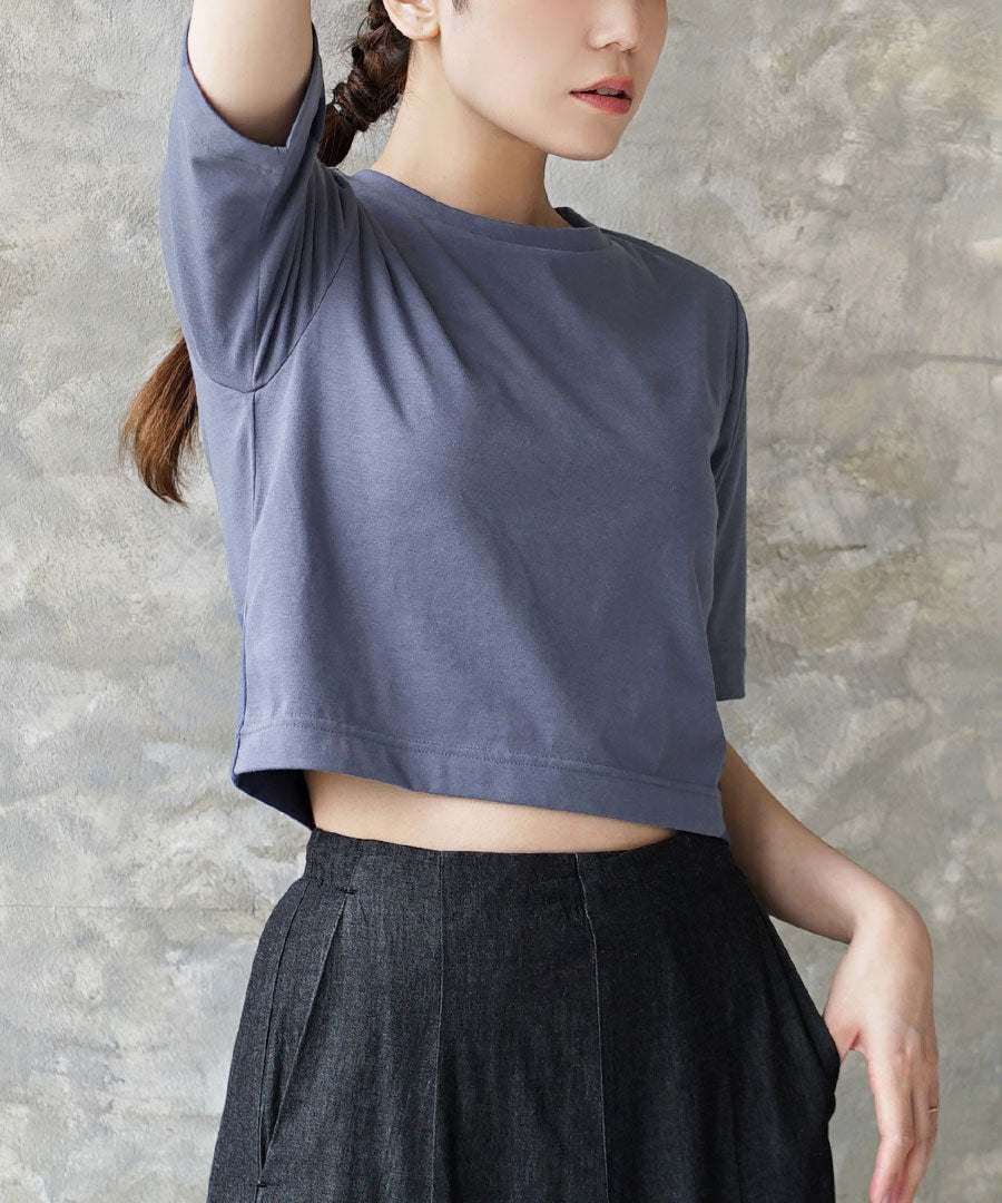 URBAN PLUS カップ付きミニTシャツ