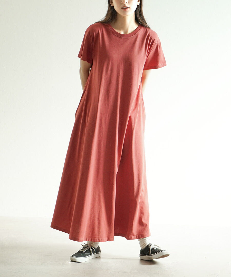汗吸わない マキシワンピース