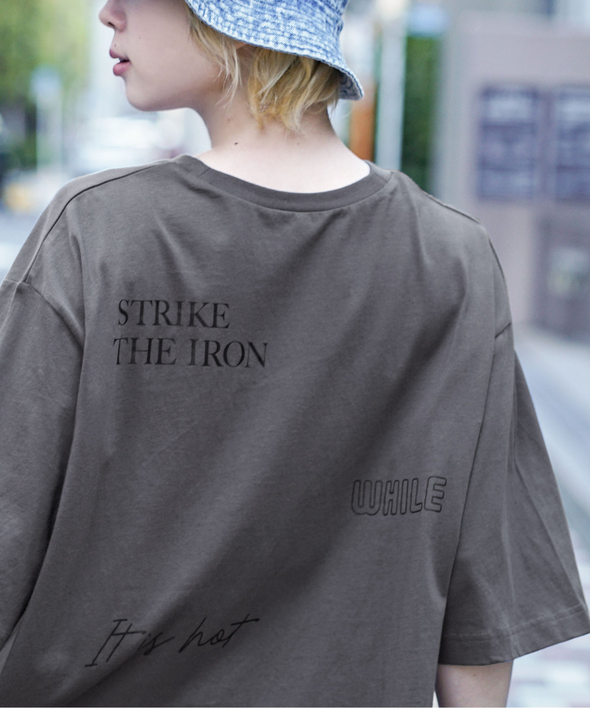 オークール バックプリントTEE