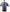 異素材パッチワーク ストライプ ビッグTシャツ