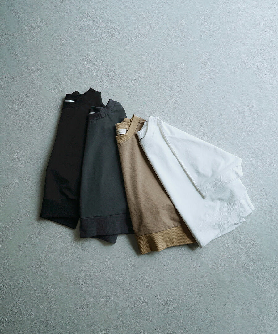 ストレッチツイル 半袖リブプルオーバー