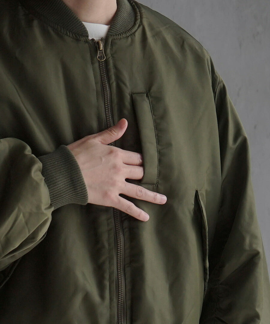 MA-1ボリューム袖 ショートブルゾン