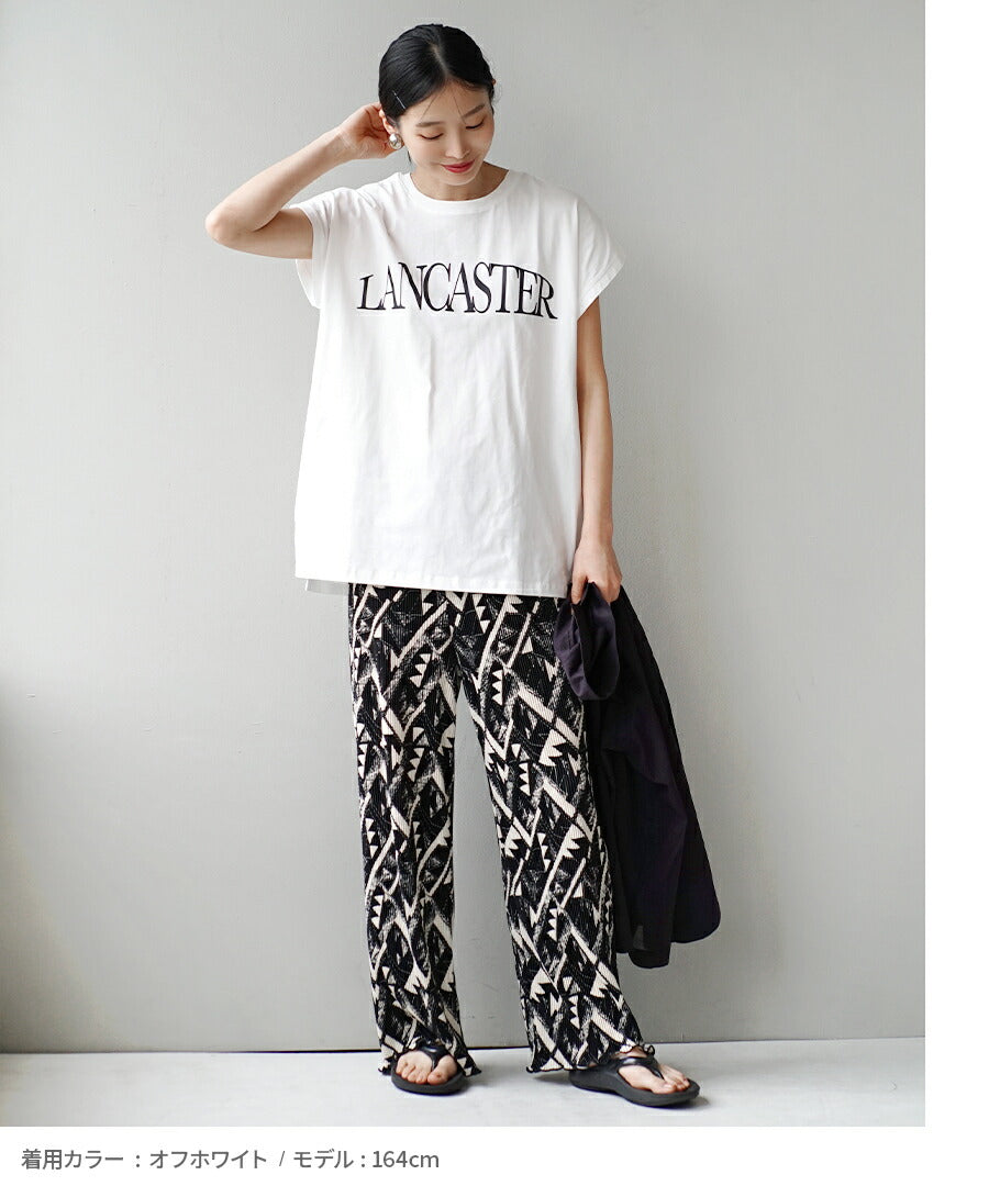ドルマンフレンチスリーブ ロゴTシャツ