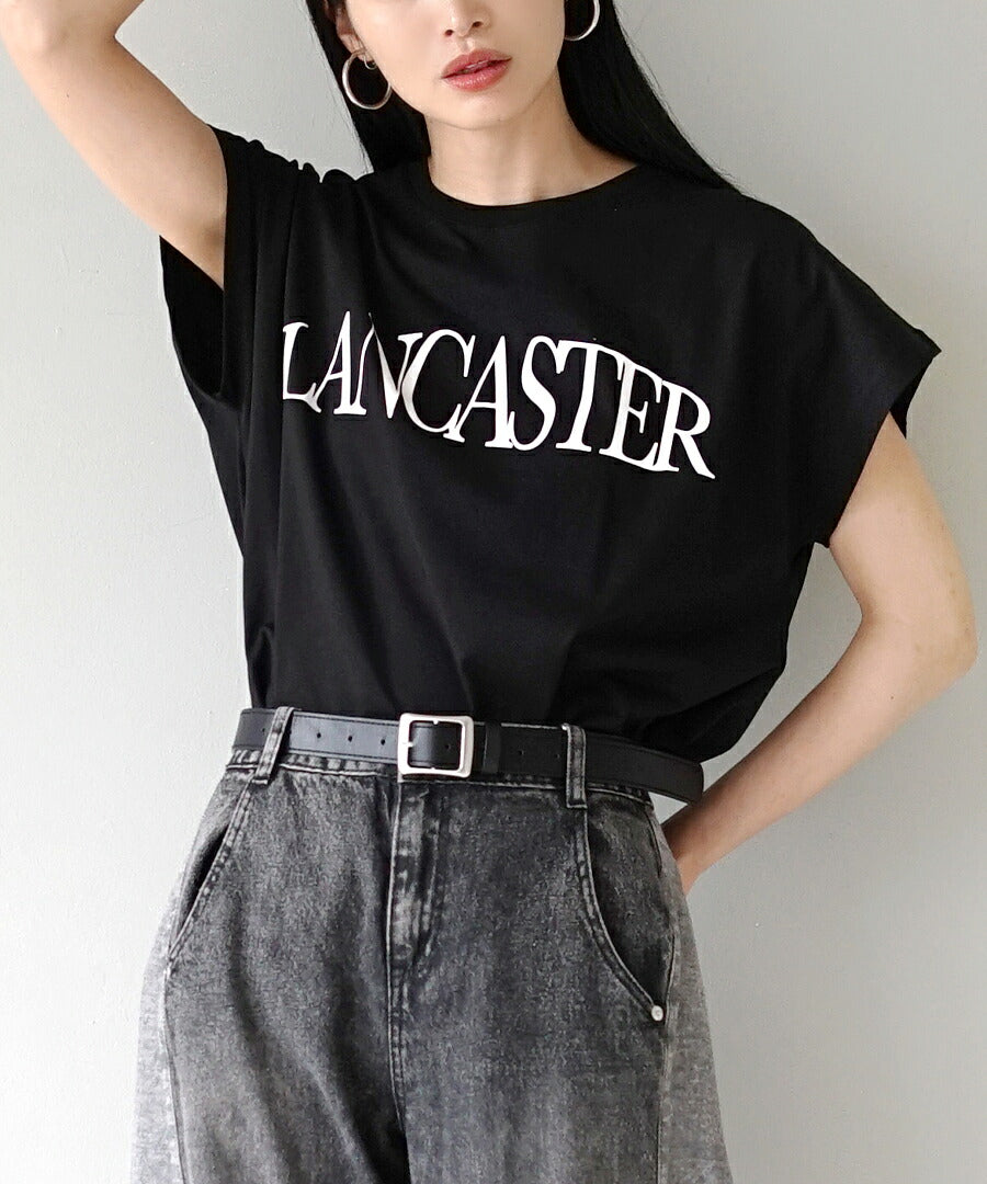 ドルマンフレンチスリーブ ロゴTシャツ