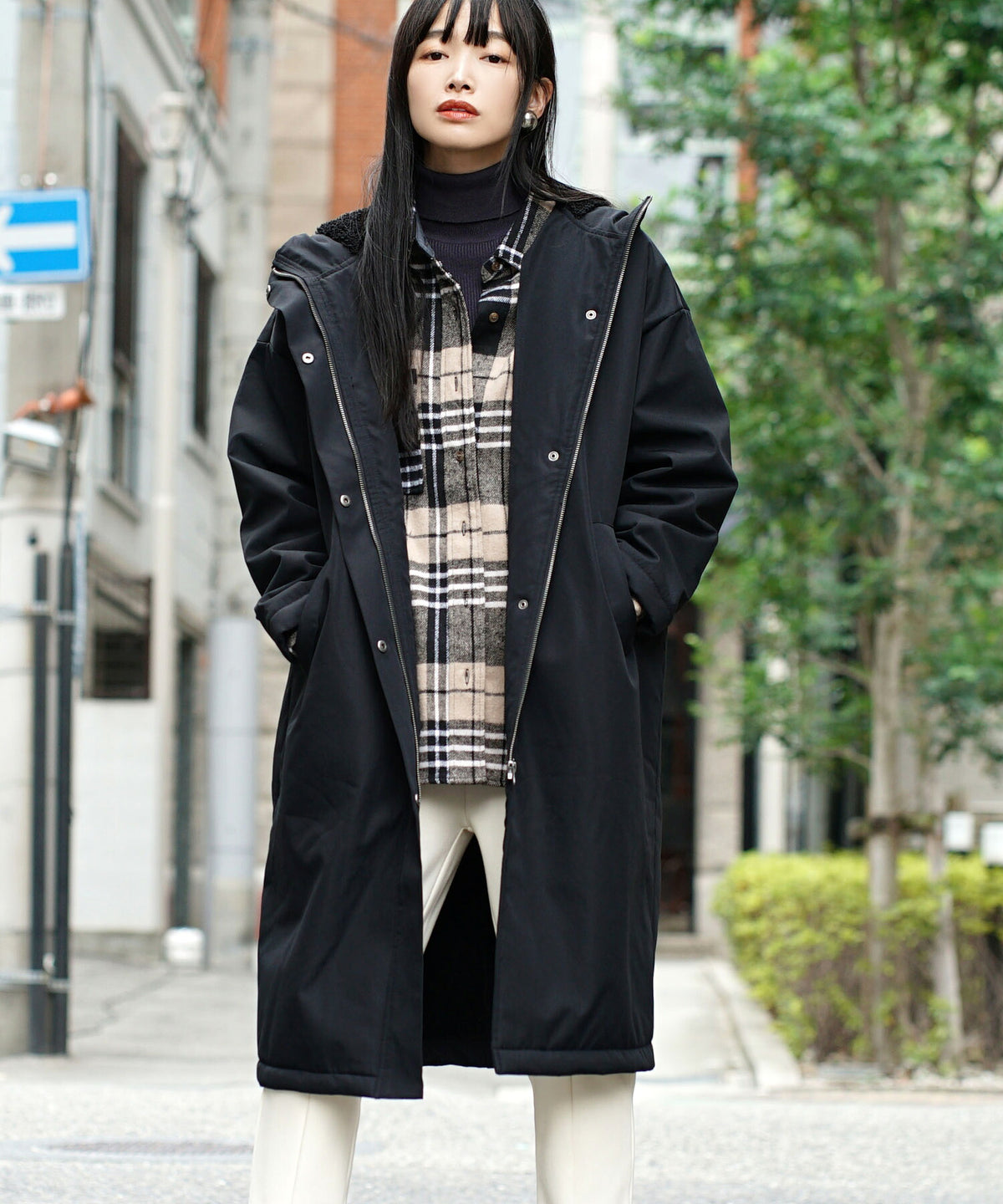 防風×裏ボア BBモッズコート