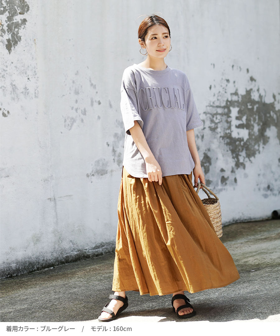 エンボスロゴ Tシャツ