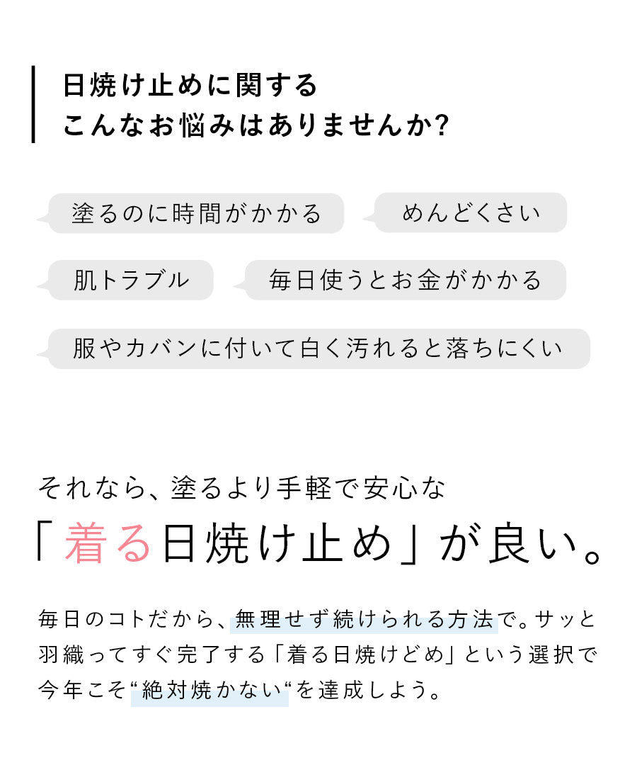 さらっと薄手で快適 UVカットカーディガン