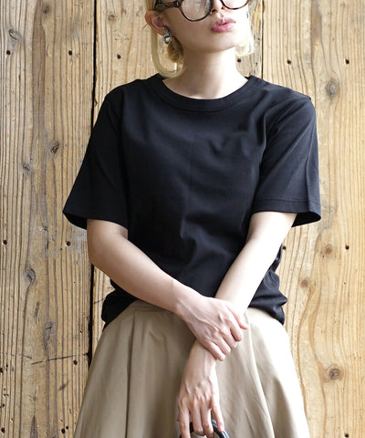 シルキースムースコットン Tシャツ［半袖］