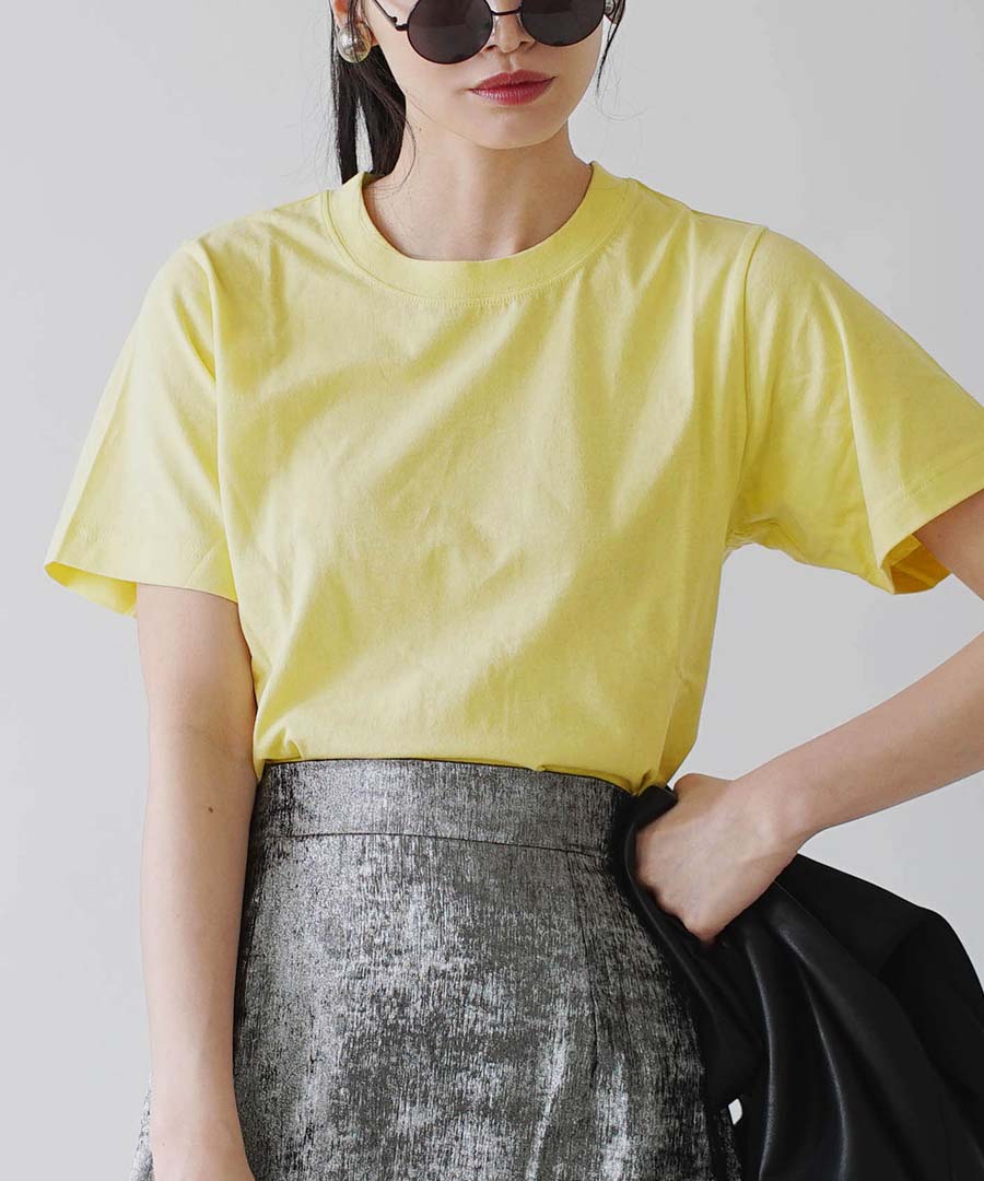 コットン100％ ベーシックTシャツ