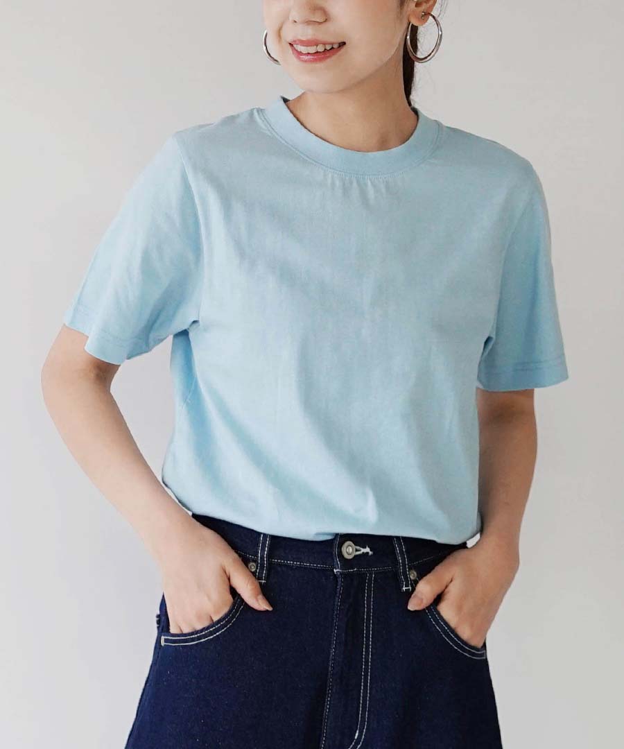 コットン100％ ベーシックTシャツ