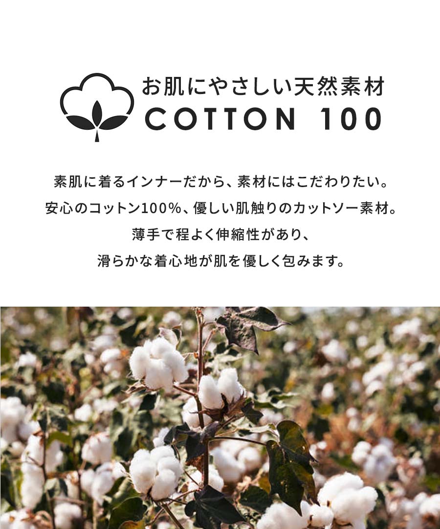 コットン100％ ベーシックTシャツ
