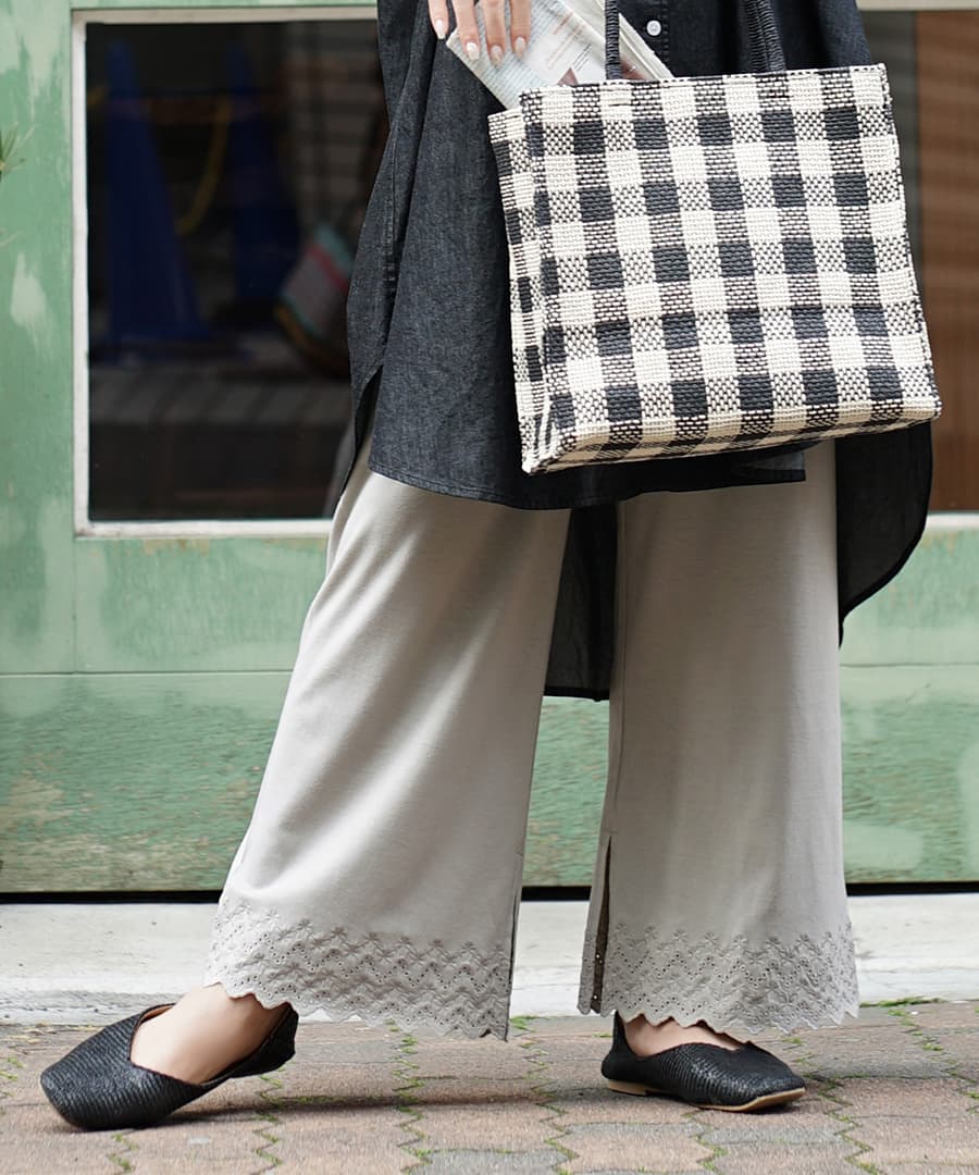 URBAN PLUS レイヤード専用 レースペチパンツ
