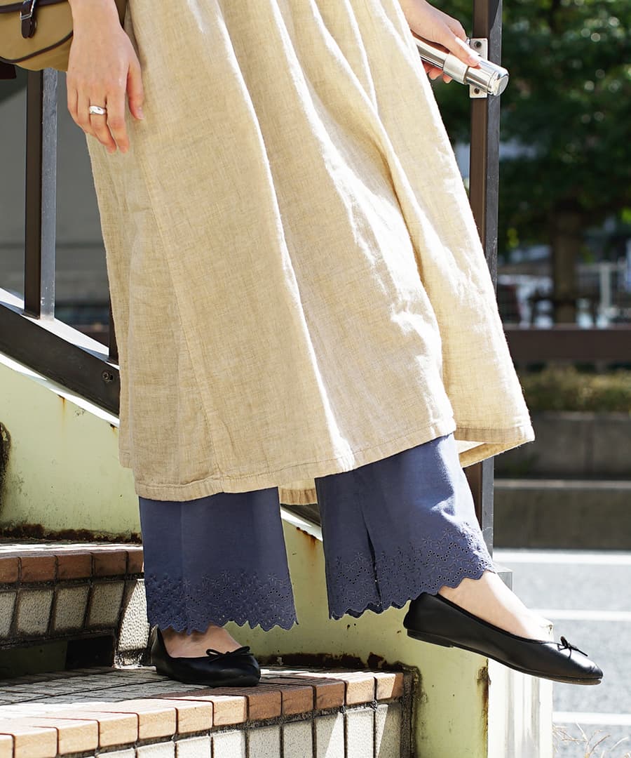 URBAN PLUS レイヤード専用 レースペチパンツ