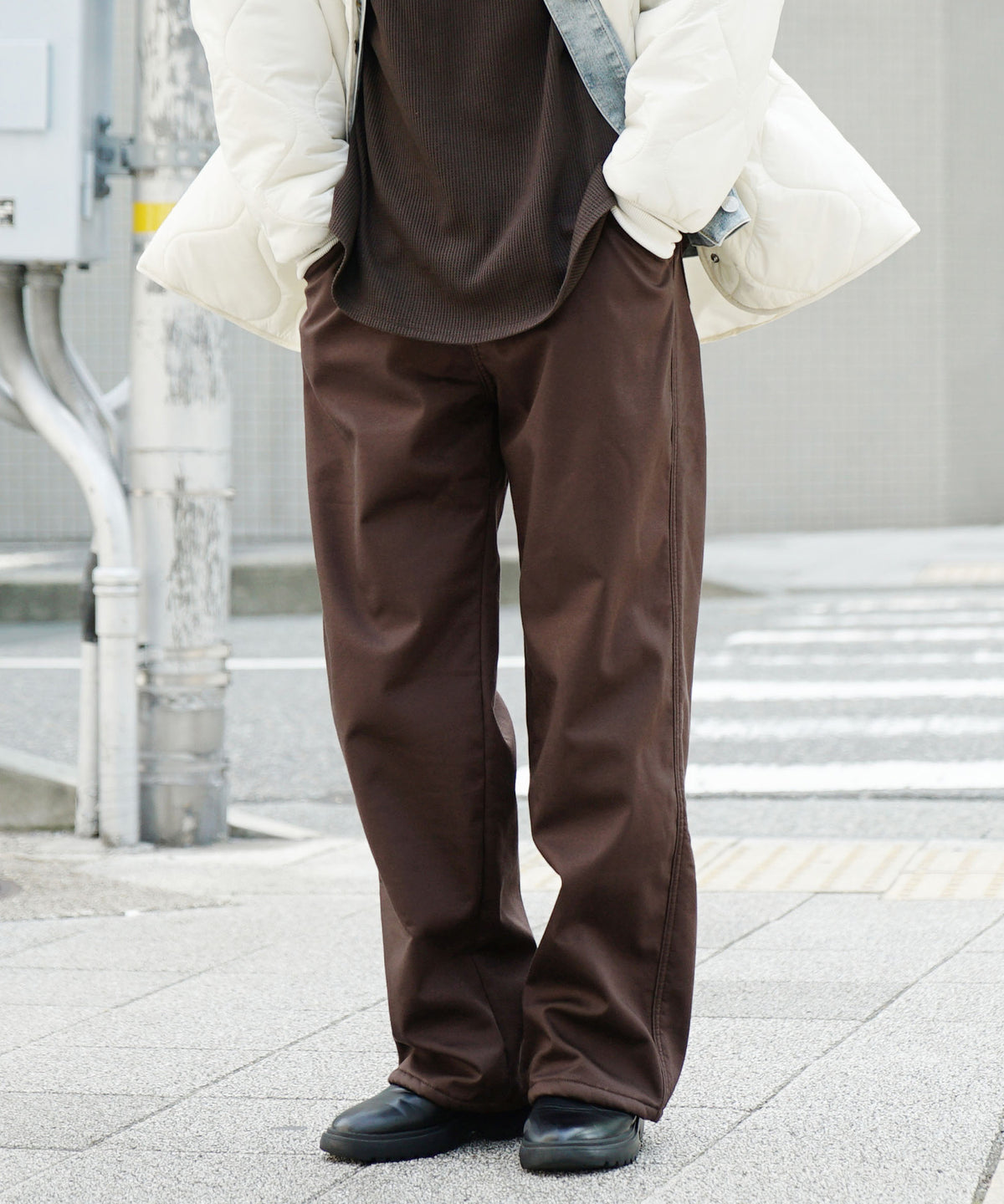 防風×裏ボア BBパンツ［ワイド］