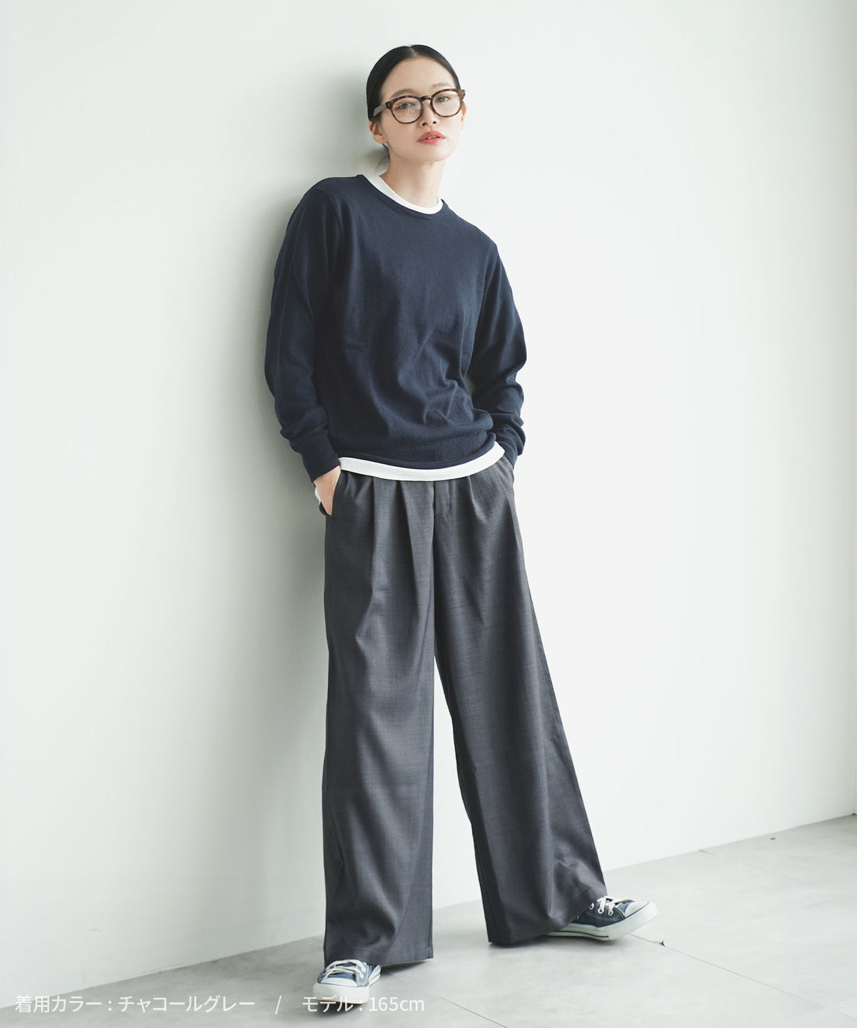 ダブルテーラードジャケット＆タックワイドパンツ セットアップ