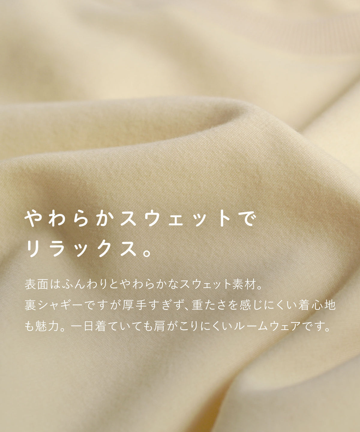 しっとり保湿 裏シャギー ワンマイル ルームウェアセット