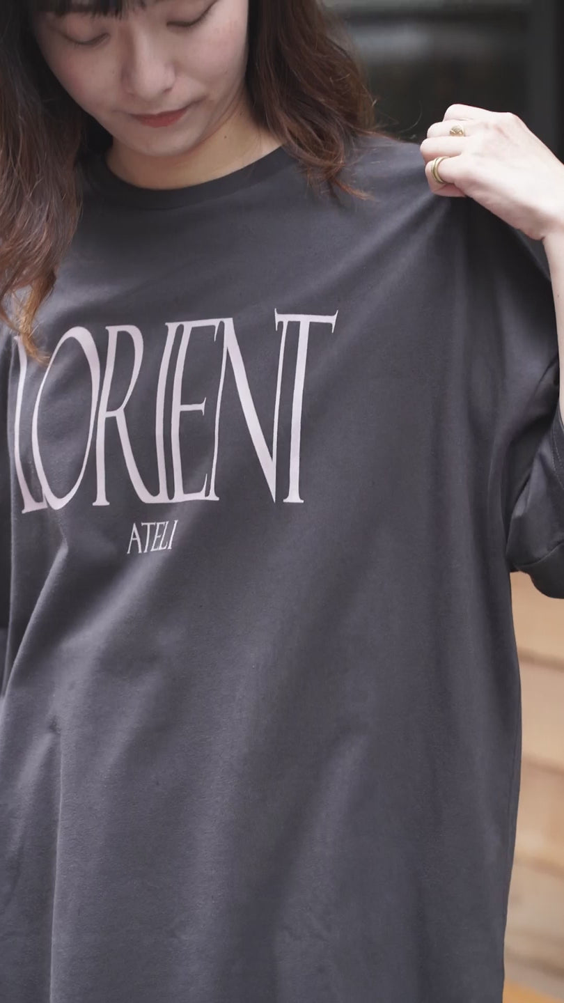 ロゴプリント ワイドTシャツ