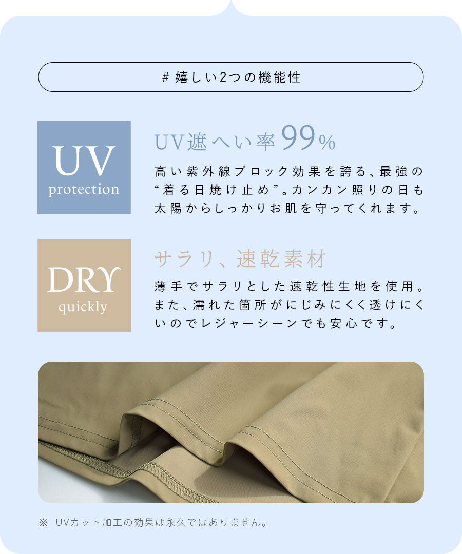 DAILY UTILITY ラッシュガード［ノースリーブチュニック］